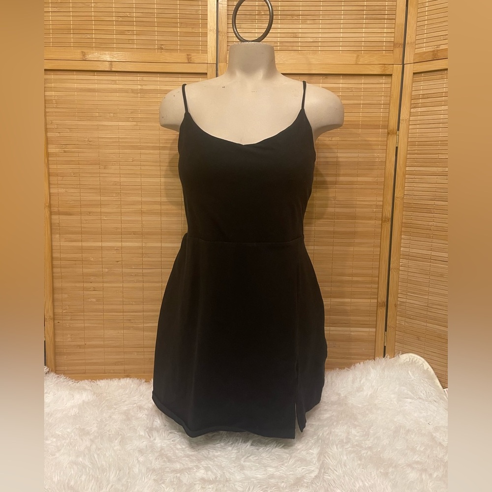 Express black mini dress adjustable spaghetti straps woman’s medium